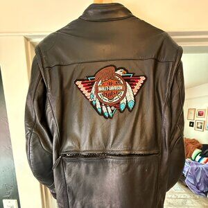 🔥Vintage Harley-Davidson FXRG Leather Biker Jacket 🔥